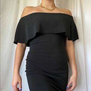 Off the shoulder pencil dress